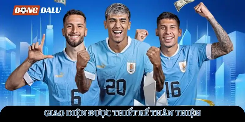 Giao diện thiết kế thân thiện